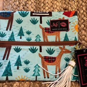 Makeup Junkie Bags Small Camp Deer Print